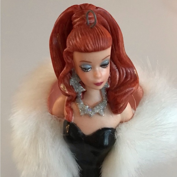 Hallmark Keepsake The Siren Barbie Doll Porcelain Ornament 2010 Club Exclusive - Picture 6 of 9